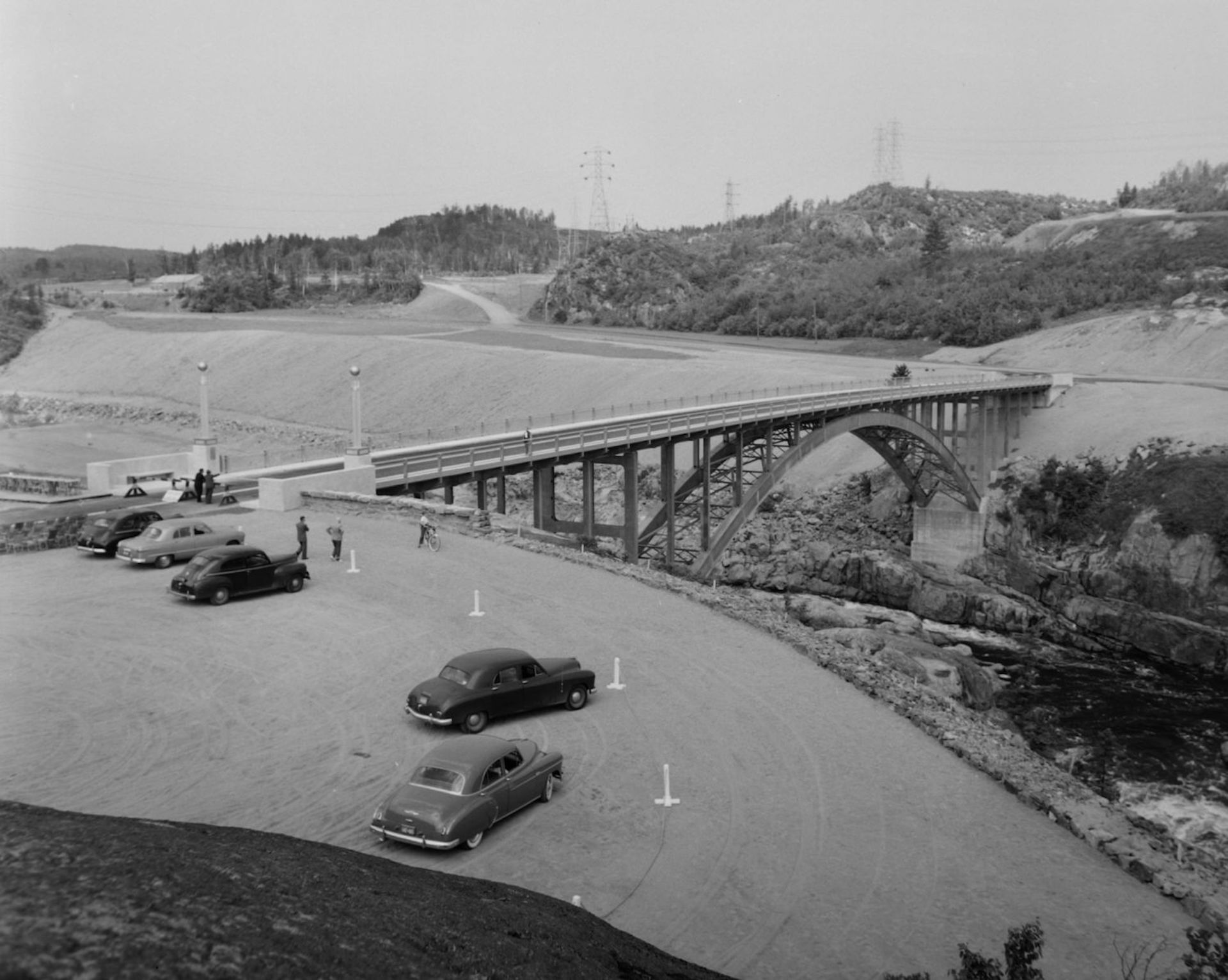 Le pont d’aluminium d’Arvida en 1950