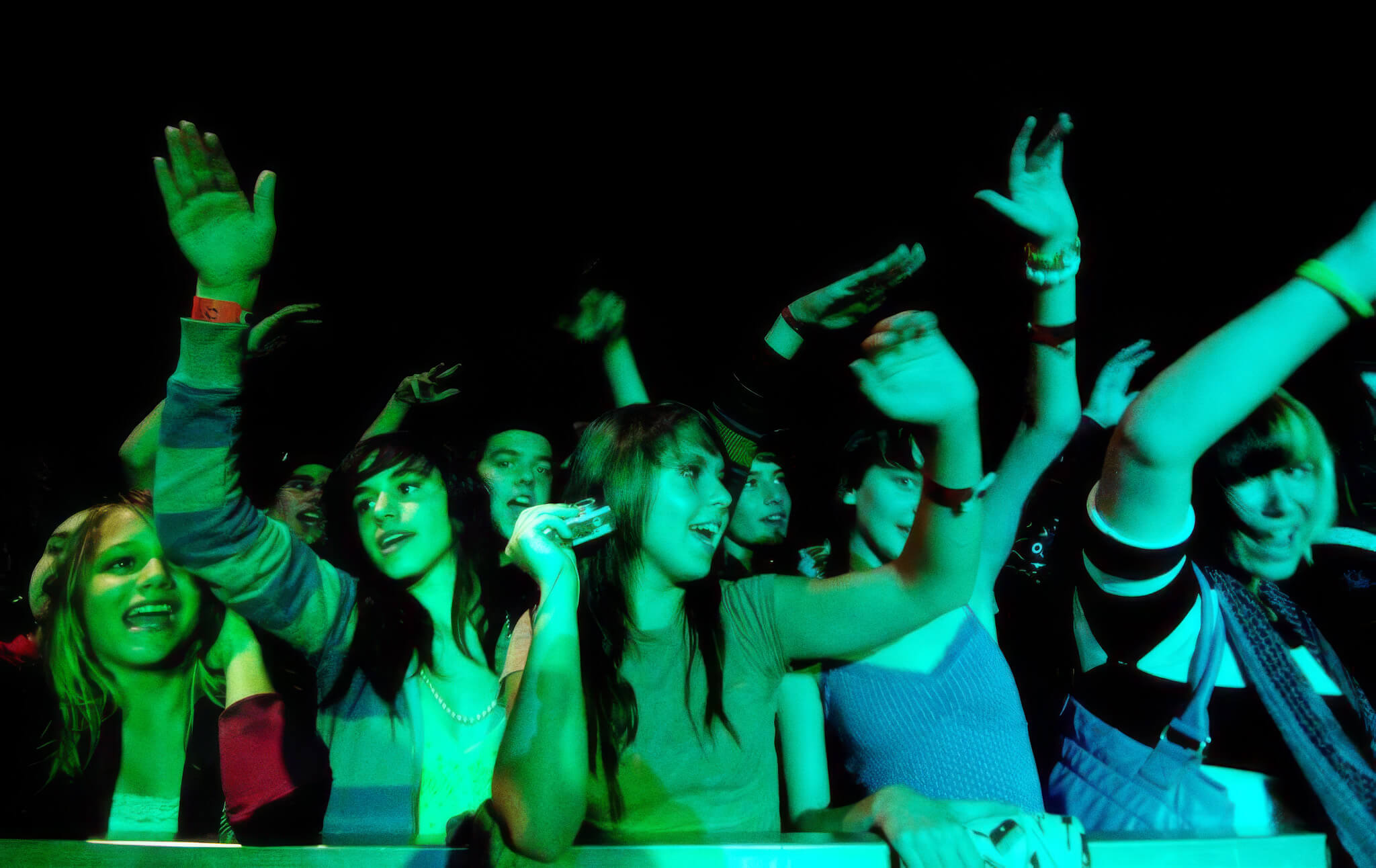 À un concert d’Omnikrom à Drummondville, en 2008.