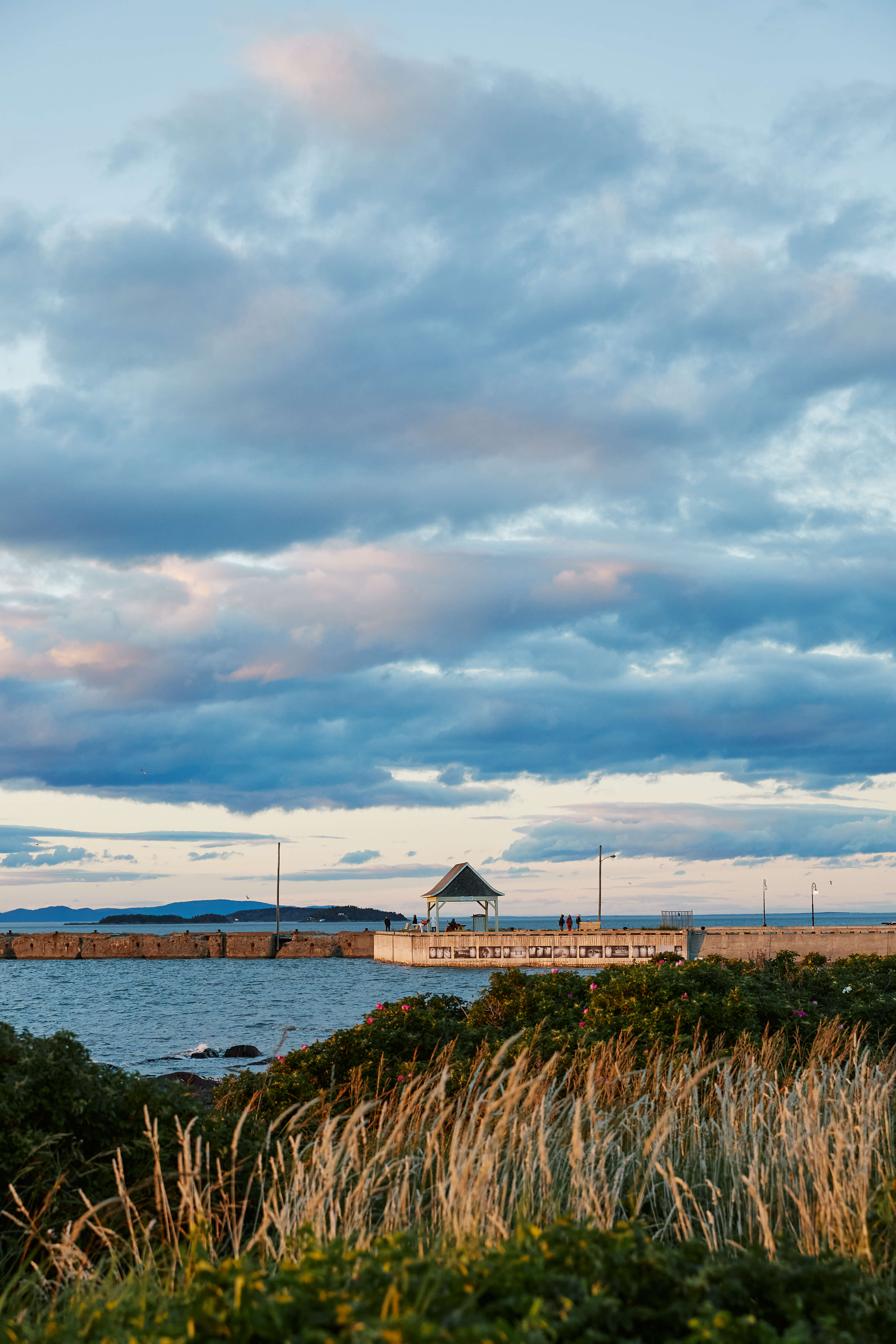 Le quai de Kamouraska, vu par la photographe Alma Kismic