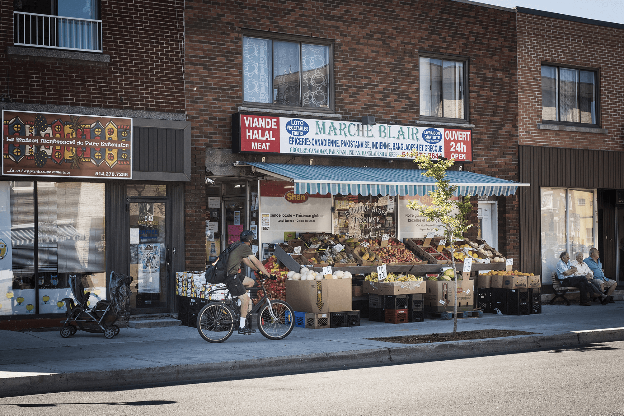 Marché Blair, rue Jarry Ouest.